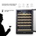 52 BOTTLE SINGLE ZONE WINE COOLER - LANBO LW52S - Lanbo Appliances - Wine Fridge Pros