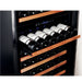 166 Bottle Dual Zone Wine Cooler, Stainless Steel Door Trim - Smith & Hanks RE100004 RW428DR - Smith & Hanks - Wine Fridge Pros