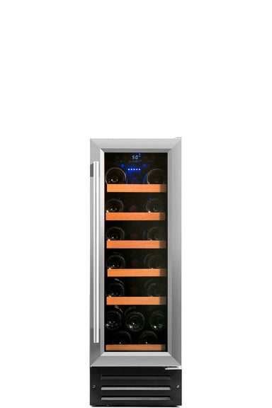 19 Bottle Single Zone Wine Cooler, Stainless Steel Door Trim - Smith & Hanks RE100005 RW58SR - Smith & Hanks - Wine Fridge Pros