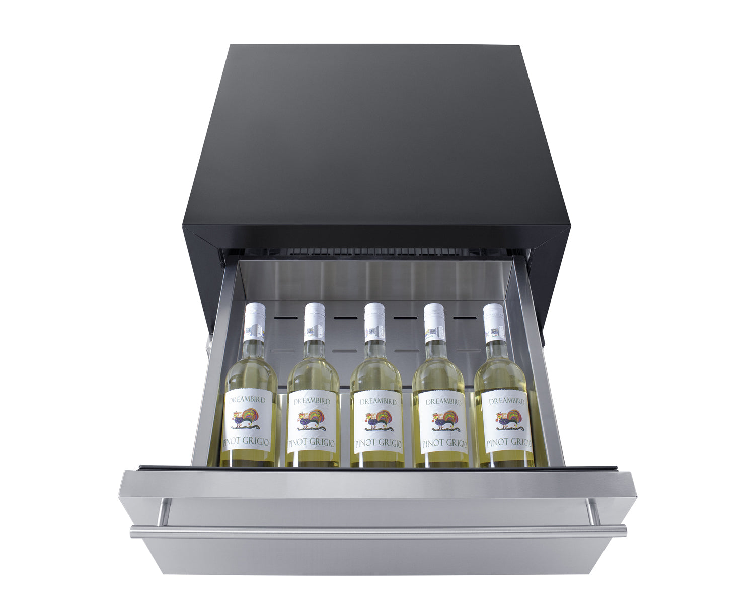 24" Wide Built-In Commercial Beverage Refrigerator With Top Drawer  - Summit SCR615TD - Summit - Wine Fridge Pros