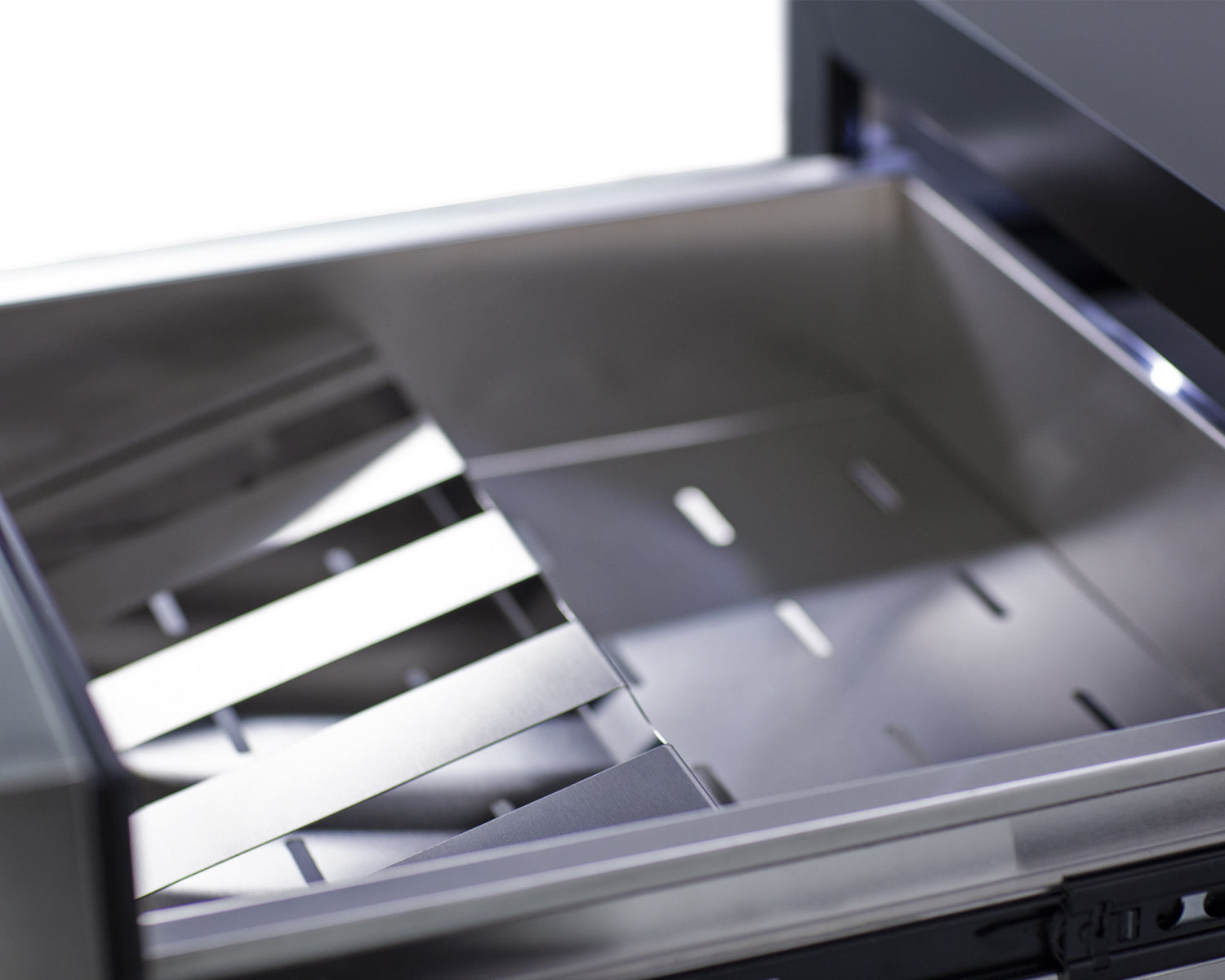 24" Wide Built-In Commercial Beverage Refrigerator With Top Drawer  - Summit SCR615TD - Summit - Wine Fridge Pros