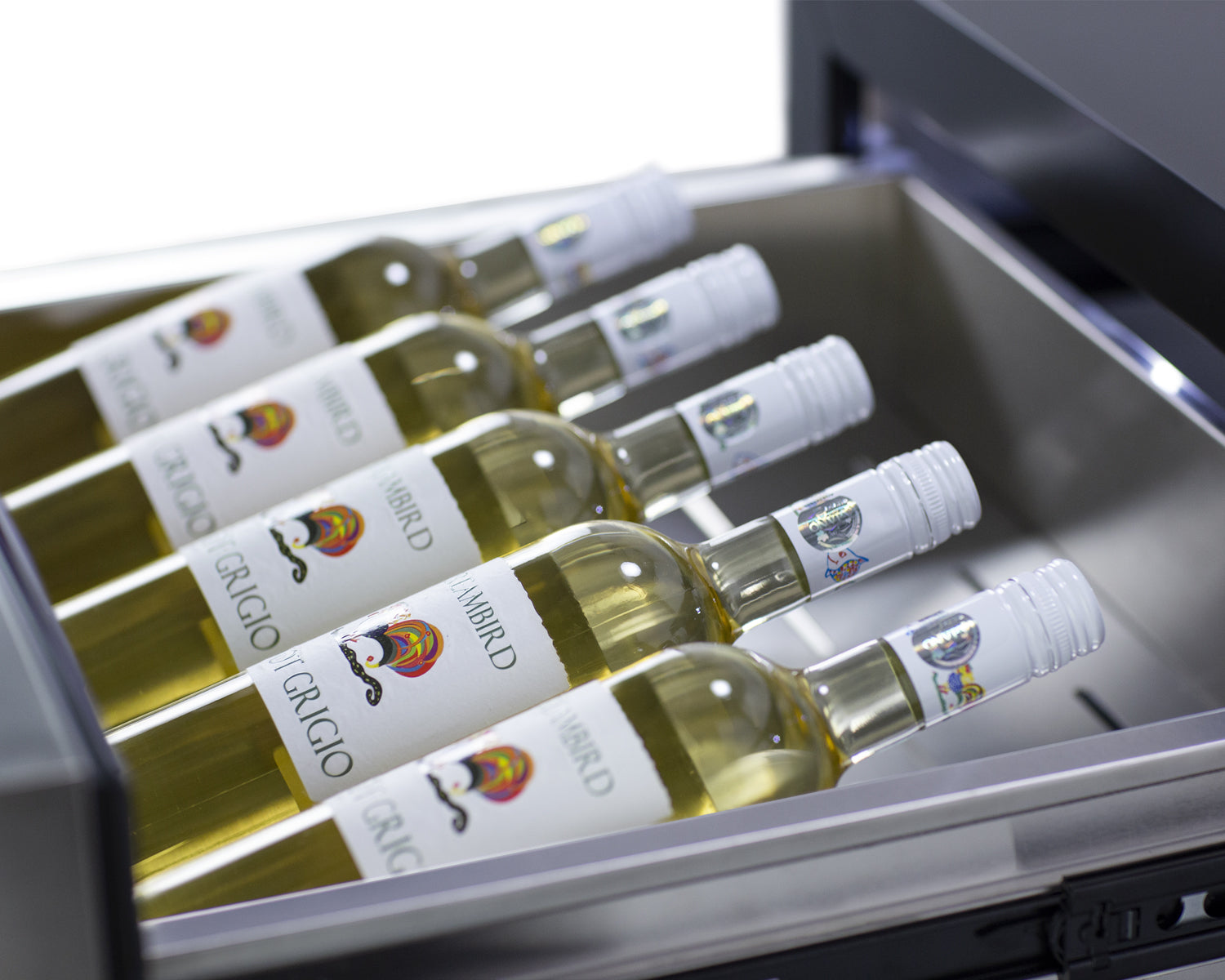 24" Wide Built-In Commercial Beverage Refrigerator With Top Drawer  - Summit SCR615TD - Summit - Wine Fridge Pros