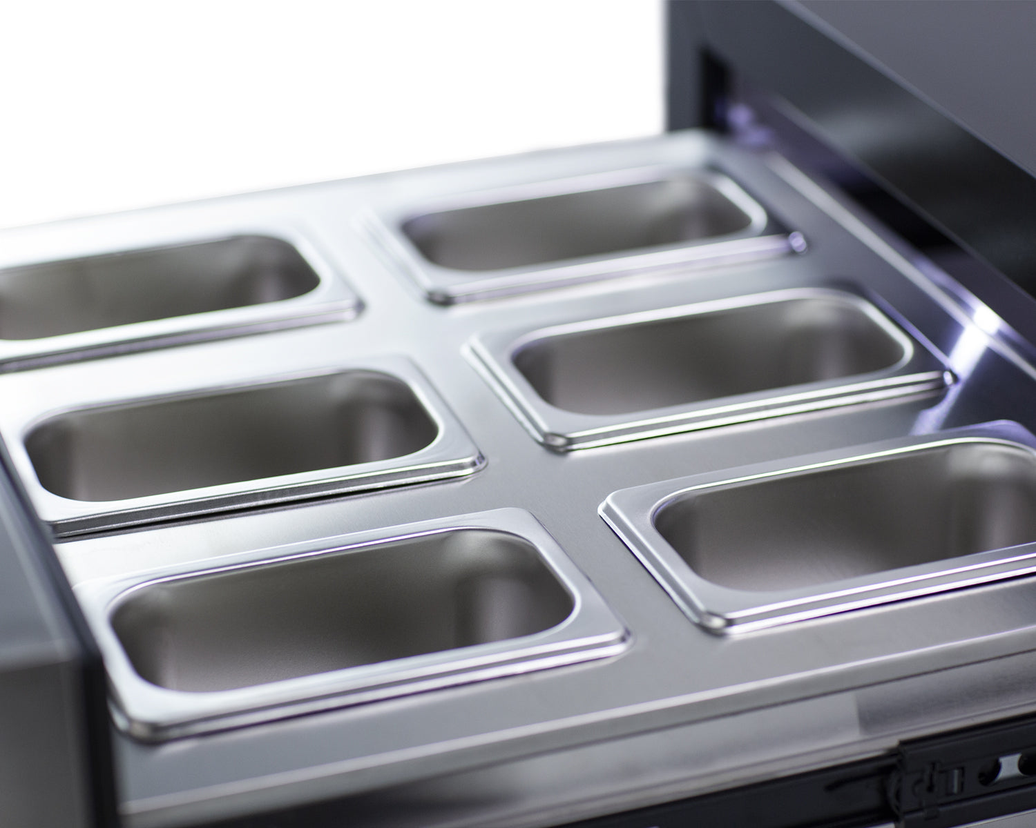 24" Wide Built-In Commercial Beverage Refrigerator With Top Drawer  - Summit SCR615TD - Summit - Wine Fridge Pros