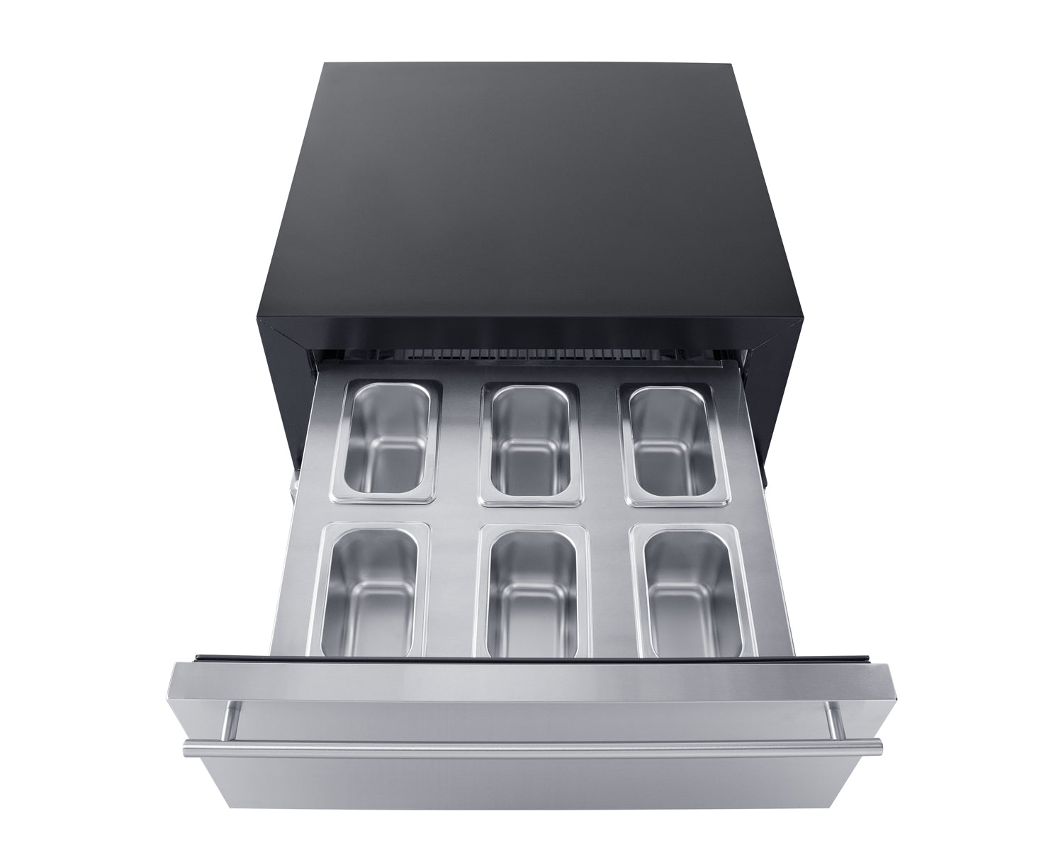 24" Wide Built-In Commercial Beverage Refrigerator With Top Drawer  - Summit SCR615TD - Summit - Wine Fridge Pros