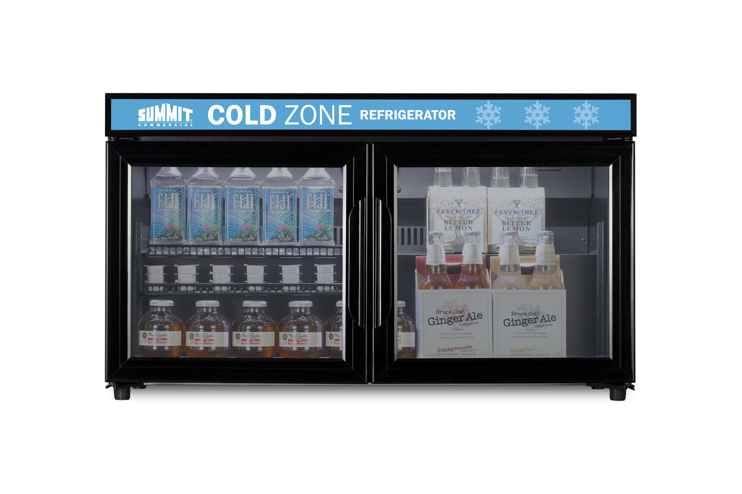 36" Wide Back Bar Beverage Center, Shallow Depth  - Summit SCR3502D - Summit - Wine Fridge Pros