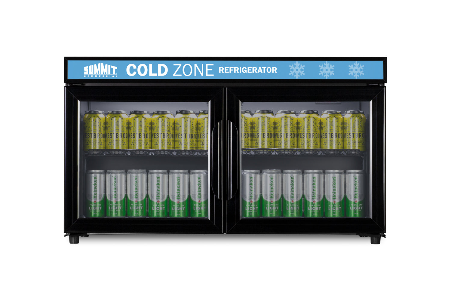 36" Wide Back Bar Beverage Center, Shallow Depth  - Summit SCR3502D - Summit - Wine Fridge Pros