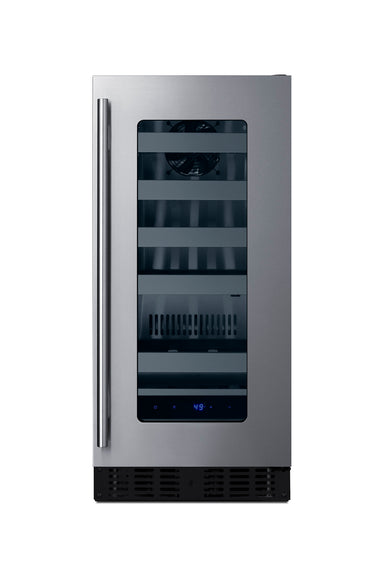 15" Wide Built-In Wine Cellar, ADA Compliant  - Summit ASDW1522 - Summit - Wine Fridge Pros