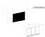 53 Inch Heating Glass 3 Door Large Beverage Refrigerator - KingsBottle KBU328M - KingsBottle - Wine Fridge Pros