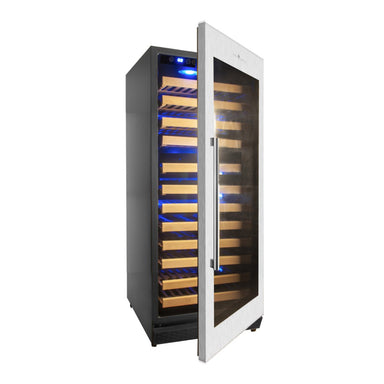 100 Bottle Kitchen Wine Refrigerator Freestanding - KingsBottle KBU100WX - KingsBottle - Wine Fridge Pros