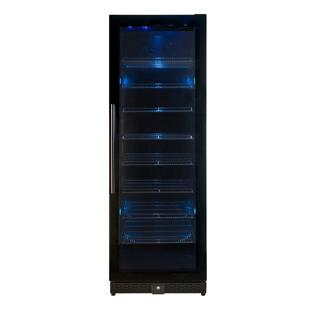 72" Large Beverage Refrigerator With Clear Glass Door - KingsBottle KBU170BX - KingsBottle - Wine Fridge Pros