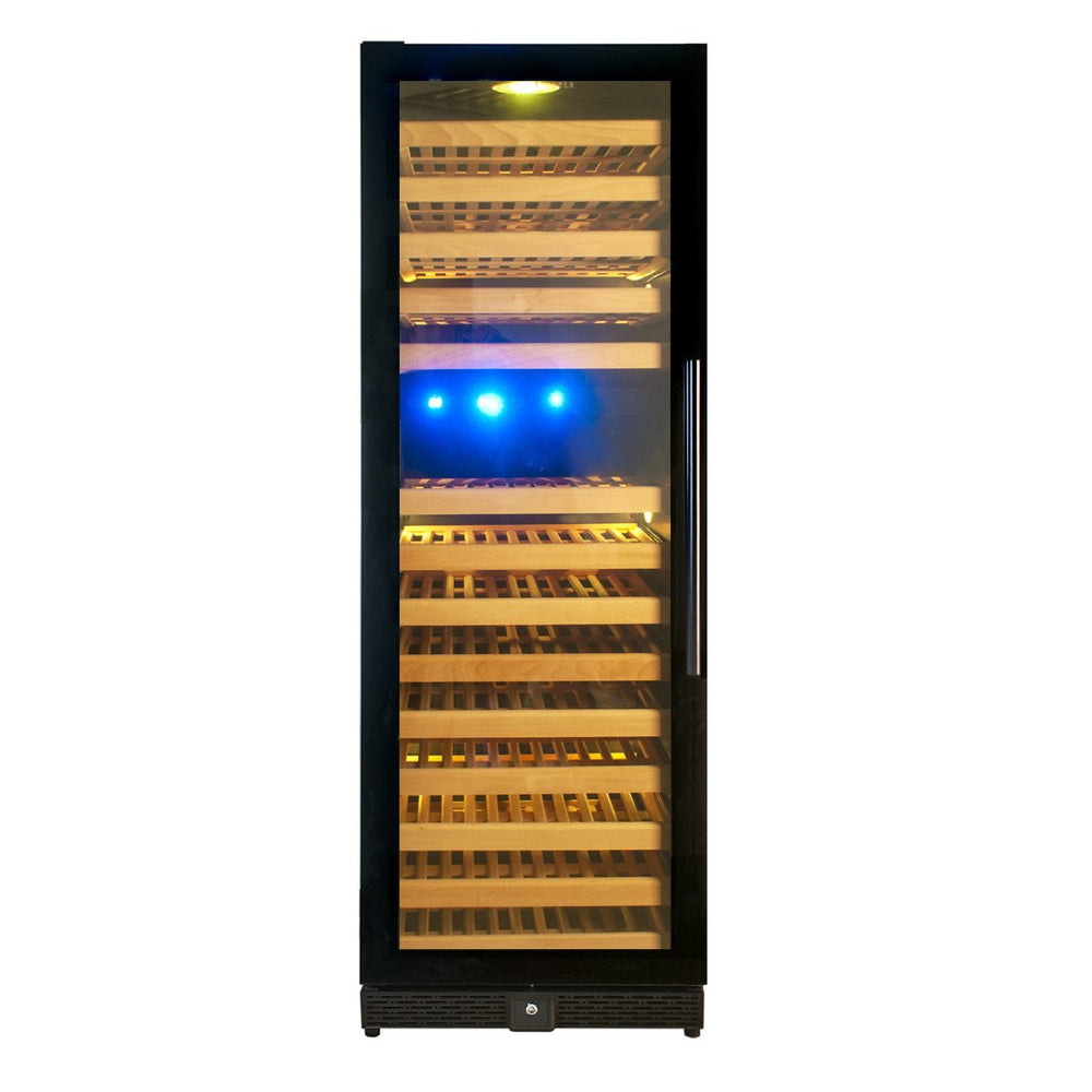 164 Bottle Large Wine Refrigerator With Glass Door - KingsBottle KBU170DX - KingsBottle - Wine Fridge Pros