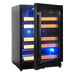 44 Bottles 24 Inch Under Counter Dual Zone Wine Cooler Drinks - KingsBottle KBU50DX - KingsBottle - Wine Fridge Pros