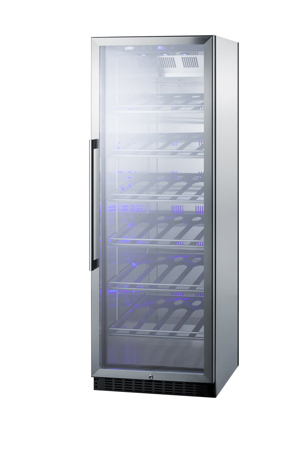 24" Wide Single Zone Commercial Wine Cellar  - Summit SCR1401CHCSS - Summit - Wine Fridge Pros