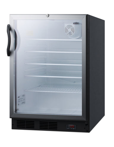 24" Wide Craft Beer Pub Cellar, ADA Compliant  - Summit SCR600BGLDTPUBADA - Summit - Wine Fridge Pros