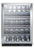 24" Wide Single Zone Built-In Commercial Wine Cellar  - Summit SCR610BLCHCSS - Summit - Wine Fridge Pros