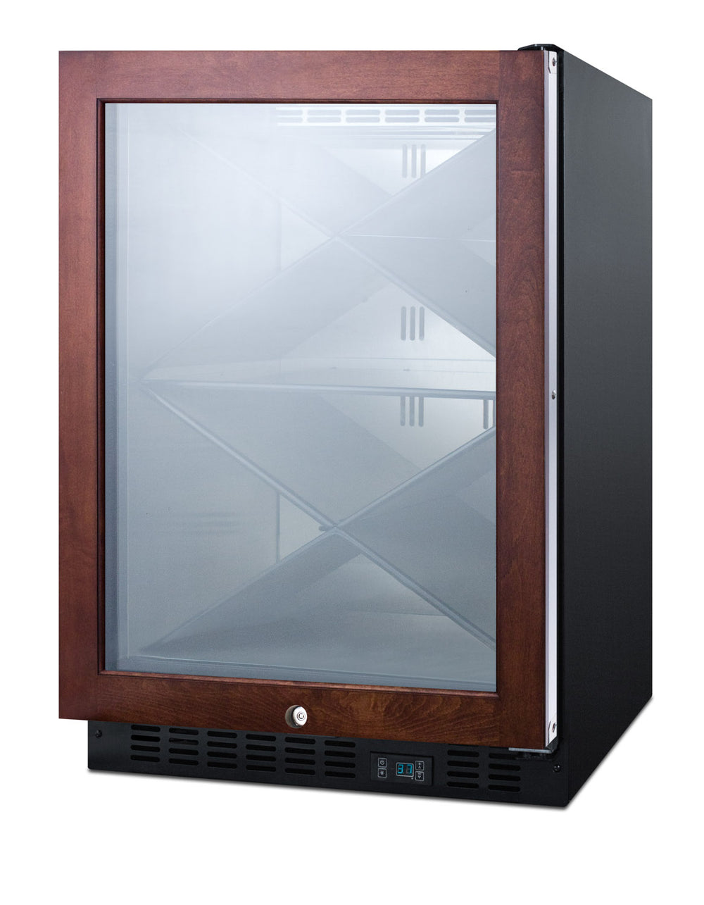 24" Wide Single Zone Built-In Commercial Wine Cellar  - Summit SCR610BLXPNR - Summit - Wine Fridge Pros