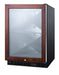 24" Wide Single Zone Built-In Commercial Wine Cellar  - Summit SCR610BLXPNR - Summit - Wine Fridge Pros