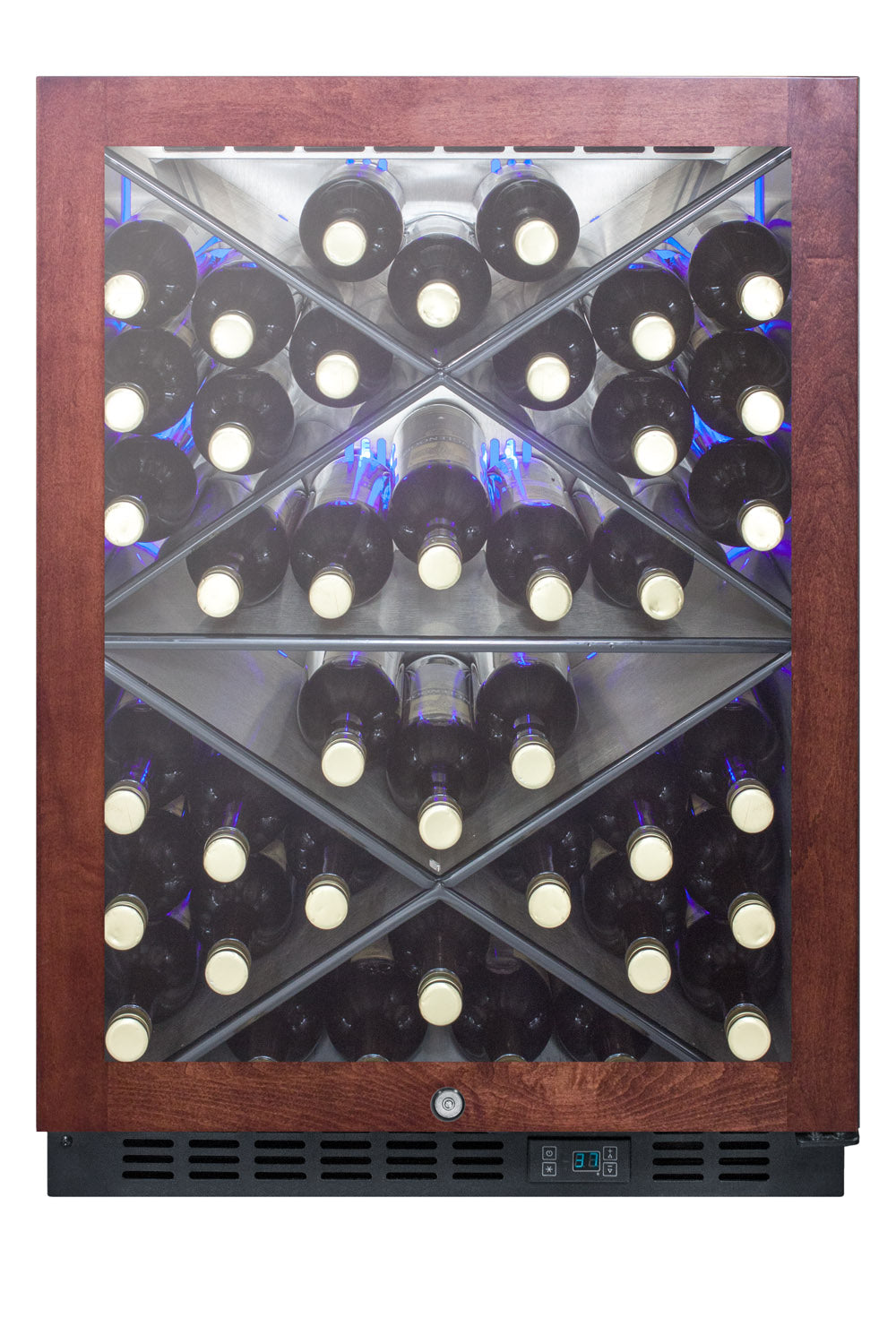 24" Wide Single Zone Built-In Commercial Wine Cellar  - Summit SCR610BLXPNR - Summit - Wine Fridge Pros