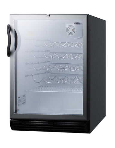 24" Wide Built-In Wine Cellar, ADA Compliant  - Summit SWC6GBLBIADA - Summit - Wine Fridge Pros