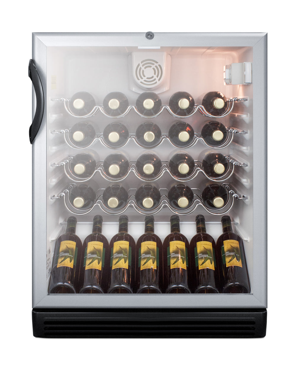 24" Wide Built-In Wine Cellar, ADA Compliant  - Summit SWC6GBLBIADA - Summit - Wine Fridge Pros