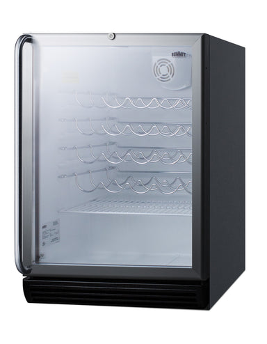 24" Wide Built-In Wine Cellar, ADA Compliant  - Summit SWC6GBLBISHADA - Summit - Wine Fridge Pros