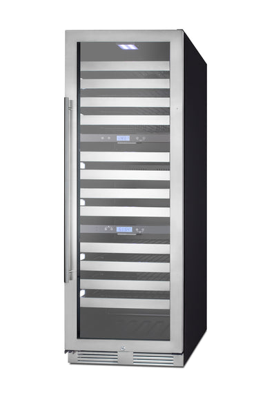 24" Wide Triple Zone Wine Cellar  - Summit SWCP1988T - Summit - Wine Fridge Pros