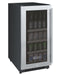 15" Wide FlexCount II Tru-Vino Stainless Steel Left Hinge Beverage Center - Allavino VSBC15-SL20 - Allavino - Wine Fridge Pros