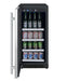 15" Wide FlexCount II Tru-Vino Stainless Steel Left Hinge Beverage Center - Allavino VSBC15-SL20 - Allavino - Wine Fridge Pros