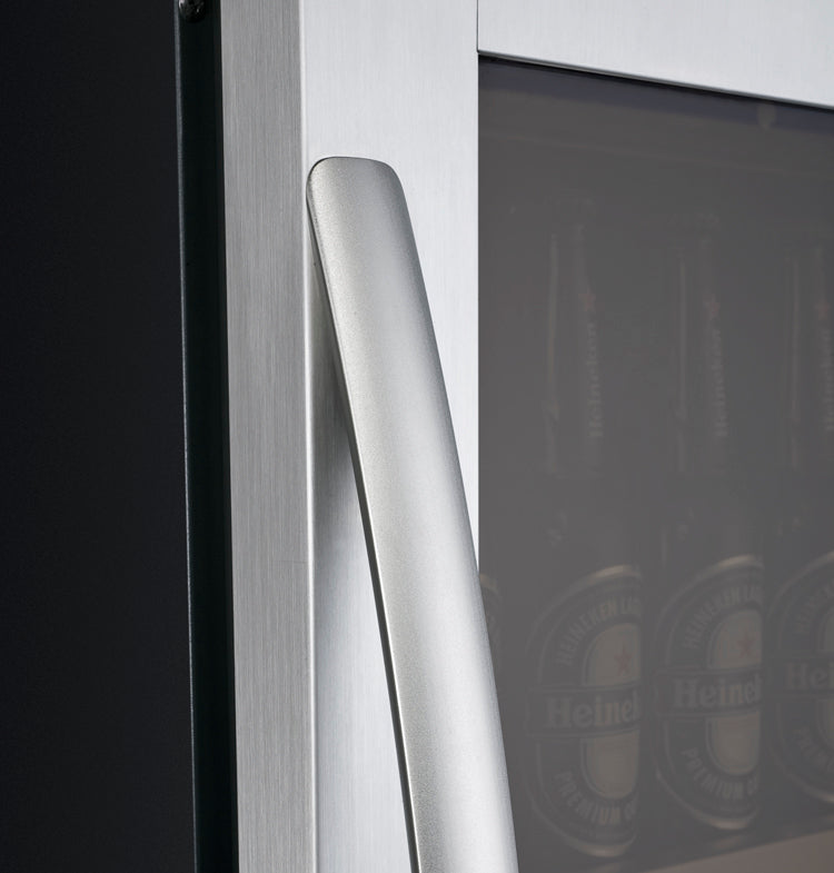 24" Wide FlexCount II Tru-Vino Stainless Steel Left Hinge Beverage Center - Allavino VSBC24-SL20 - Allavino - Wine Fridge Pros