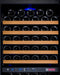 24" Wide FlexCount II Tru-Vino 172 Bottle Dual Zone Black Left Hinge Wine Refrigerator - Allavino VSWR172-2BL20 - Allavino - Wine Fridge Pros