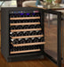 24" Wide FlexCount II Tru-Vino 56 Bottle Single Zone Black Right Hinge Wine Refrigerator - Allavino VSWR56-1BR20 - Allavino - Wine Fridge Pros