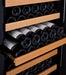 24" Wide Vite II 99 Bottle Single Zone Black Right Hinge Wine Refrigerator - Allavino YHWR115-1BR20 - Allavino - Wine Fridge Pros
