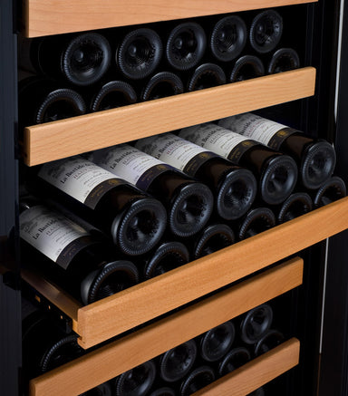 24" Wide Vite II Tru-Vino 99 Bottle Single Zone Stainless Steel Right Hinge Wine Refrigerator - Allavino YHWR115-1SR20 - Allavino - Wine Fridge Pros