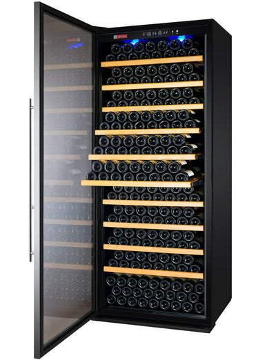 32" Wide Vite II Tru-Vino 277 Bottle Single Zone Stainless Steel Left Hinge Wine Refrigerator - Allavino YHWR305-1SL20 - Allavino - Wine Fridge Pros