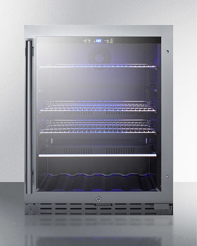 24" Wide Built-In Beverage Cooler, ADA Compliant - Summit ALBV2466 - Summit - Wine Fridge Pros