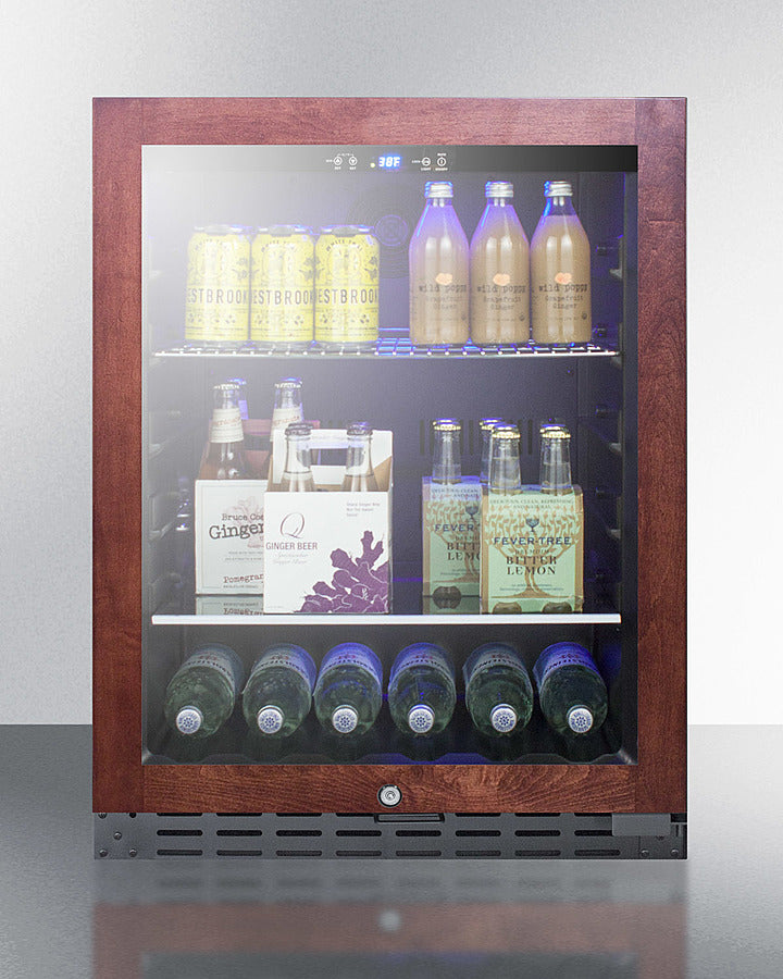 24" Wide Built-In Beverage Cooler, ADA Compliant - Summit ALBV2466PNR - Summit - Wine Fridge Pros