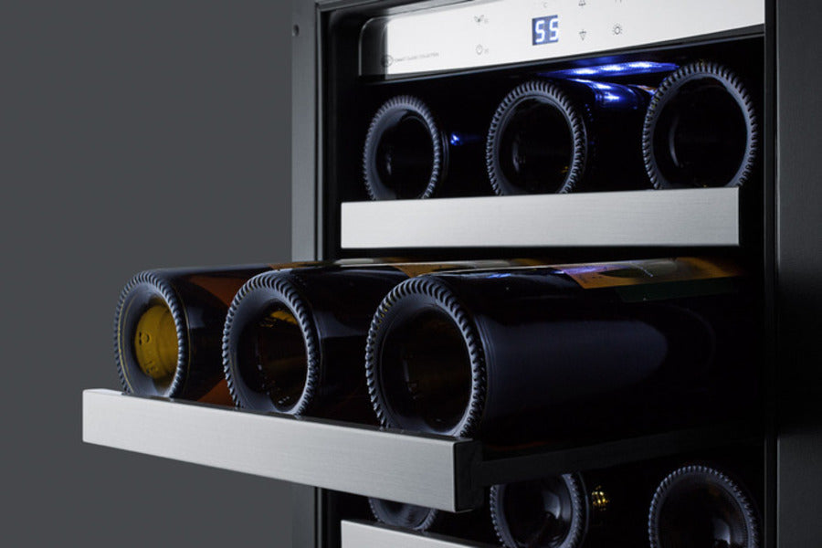 15" Wide Built-In Wine Cellar - Summit CL15WCCSS - Summit - Wine Fridge Pros
