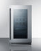 18" Wide Built-In Beverage Center - CL181WBVCSS Summit - Summit - Wine Fridge Pros