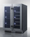 24" Wide Built-In Wine/Beverage Center - Summit CLFD243WBV - Summit - Wine Fridge Pros