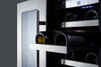 24" Wide Built-In Wine/Beverage Center - Summit CL242WBVCSS - Summit - Wine Fridge Pros