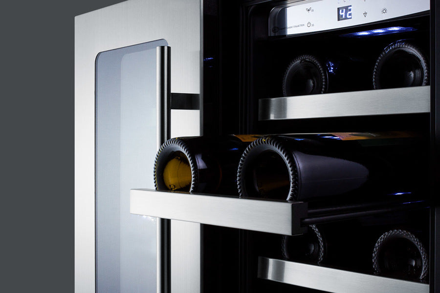 24" Wide Built-In Wine/Beverage Center - Summit CL242WBVCSS - Summit - Wine Fridge Pros