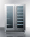 24" Wide Built-In Wine/Beverage Center - Summit CL242WBVCSS - Summit - Wine Fridge Pros