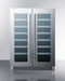 24" Wide Built-In Wine Cellar - Summit CLFD24WCCSS - Summit - Wine Fridge Pros