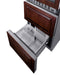 24" Wide Combination Dual-Zone Wine Cellar and 2-Drawer All-Refrigerator (Panels Not Included) - Summit SWCDAR24PNR - Summit - Wine Fridge Pros