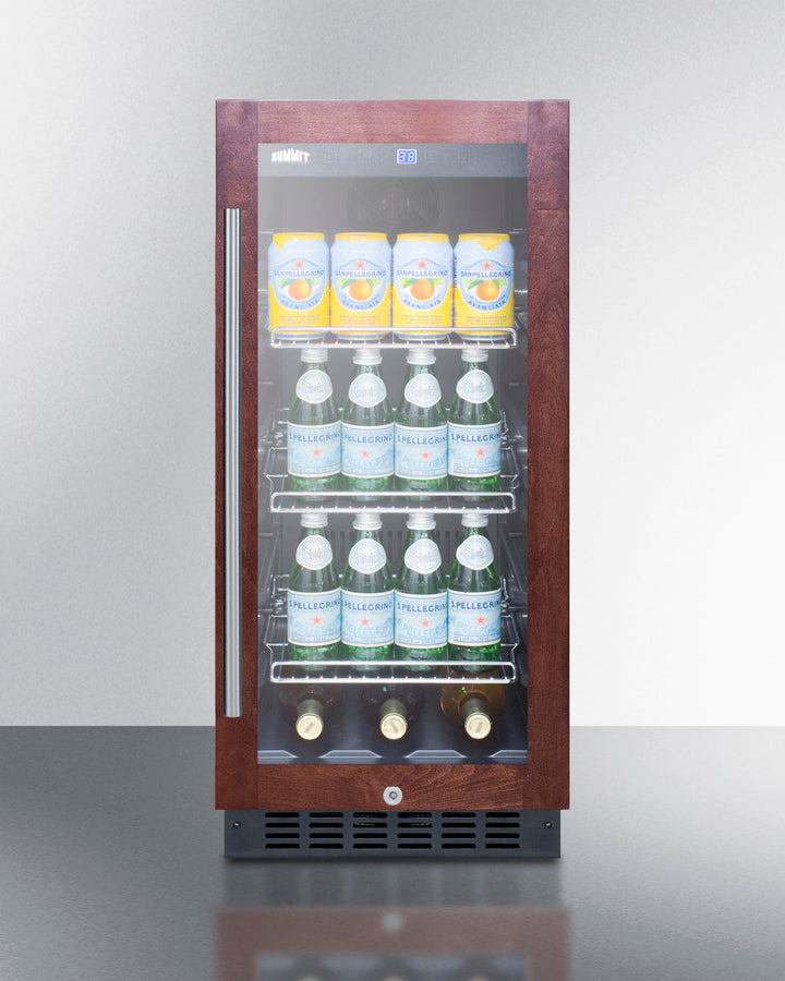 15" Wide Built-In Beverage Center (Panel Not Included) - Summit SCR1536BGPNR - Summit - Wine Fridge Pros