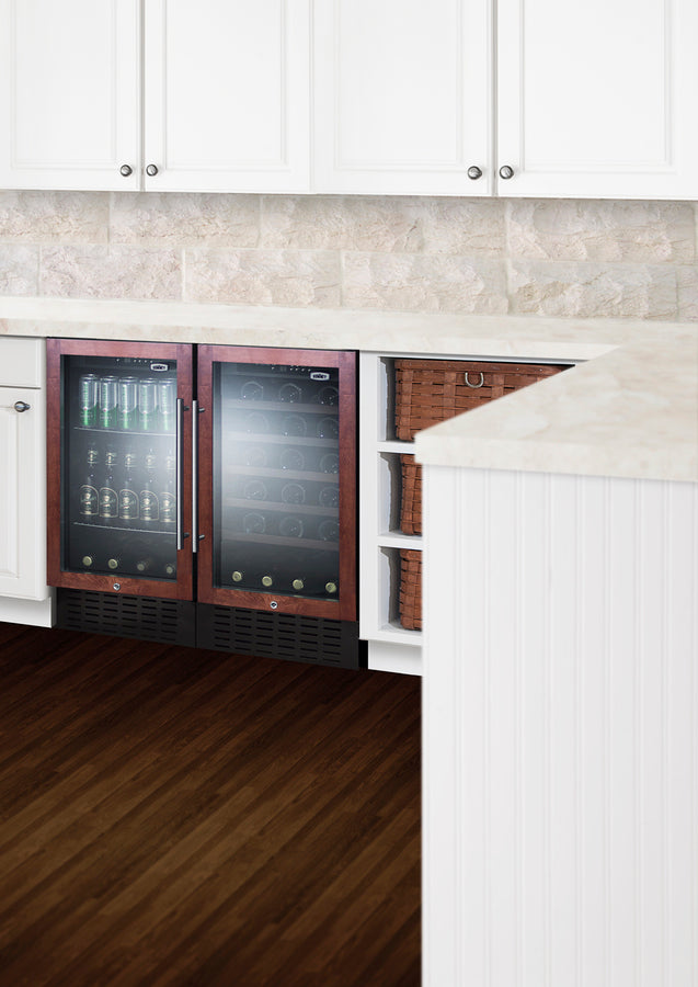 18" Wide Built-In Beverage Center (Panel Not Included) - Summit SCR1841BPNR - Summit - Wine Fridge Pros