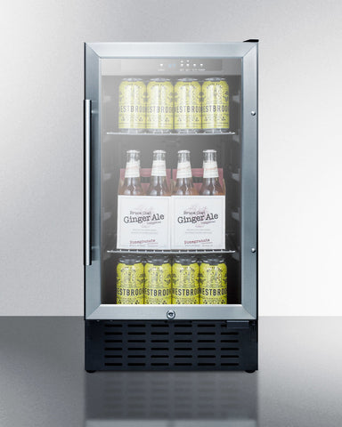 18" Wide Built-In Beverage Center - Summit SCR1841B - Summit - Wine Fridge Pros