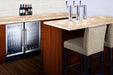 18" Wide Built-In Beverage Center, ADA Compliant - Summit SCR1841BCSSADA - Summit - Wine Fridge Pros