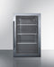 Shallow Depth Indoor/Outdoor Beverage Cooler - Summit SPR488BOSCSS - Summit - Wine Fridge Pros