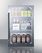 Shallow Depth Indoor/Outdoor Beverage Cooler - Summit SPR489OSCSS - Summit - Wine Fridge Pros